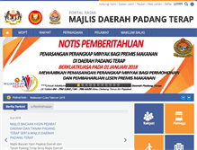 Tablet Screenshot of mdptk.gov.my